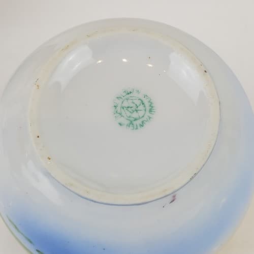 Vtg TT Takito Hand Painted Japanese Village Scene Cream And Sugar Bowl w/ Lid - Thumbnail 16