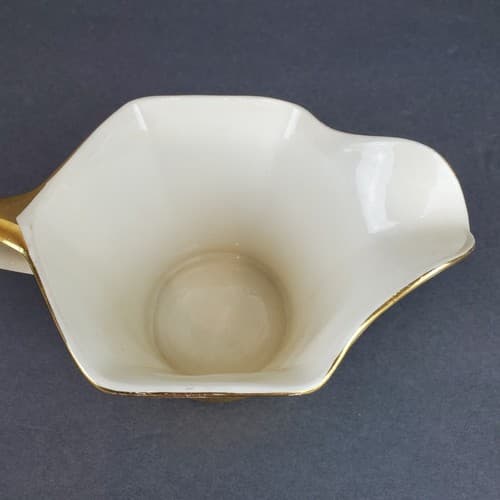 Vintage DEVON CHINA Creamer Guaranteed 22 Kt Gold Trim First Quality - Thumbnail 5
