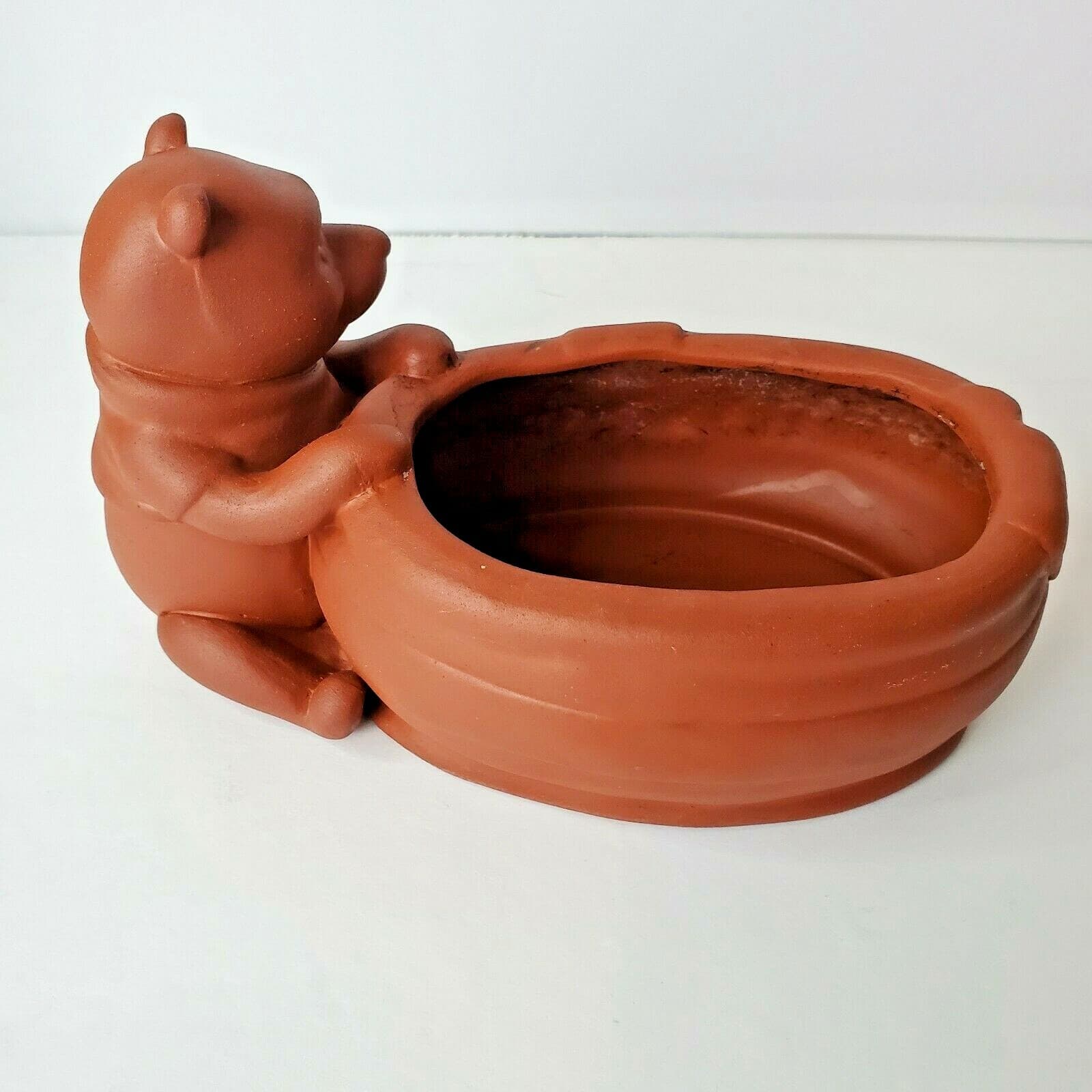 Disney Winnie the Pooh "Hunny" Pot Terracotta Clay Planter Flower Pot Herbs - Thumbnail 3