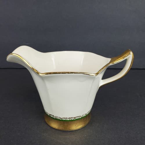 Vintage DEVON CHINA Creamer Guaranteed 22 Kt Gold Trim First Quality