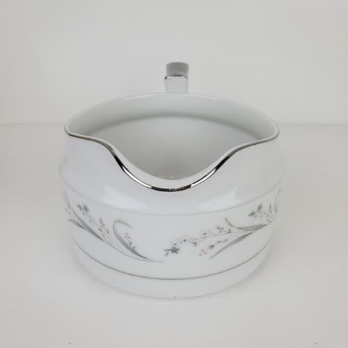 Vintage Amcrest Japan Fine China Fleur Pattern Gravy Boat 1401-5 - Thumbnail 3