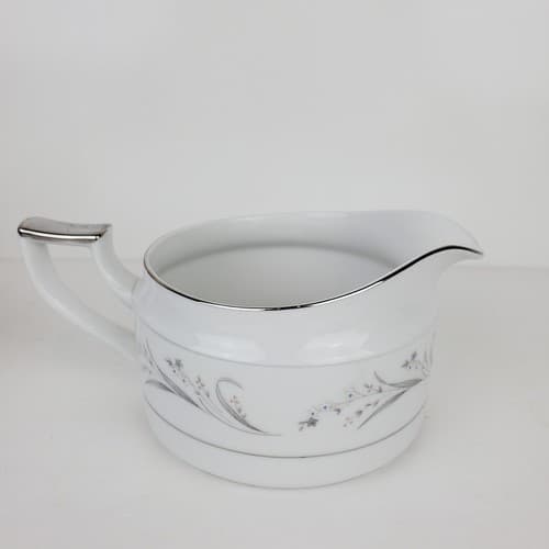 Vintage Amcrest Japan Fine China Fleur Pattern Gravy Boat 1401-5 - Thumbnail 4