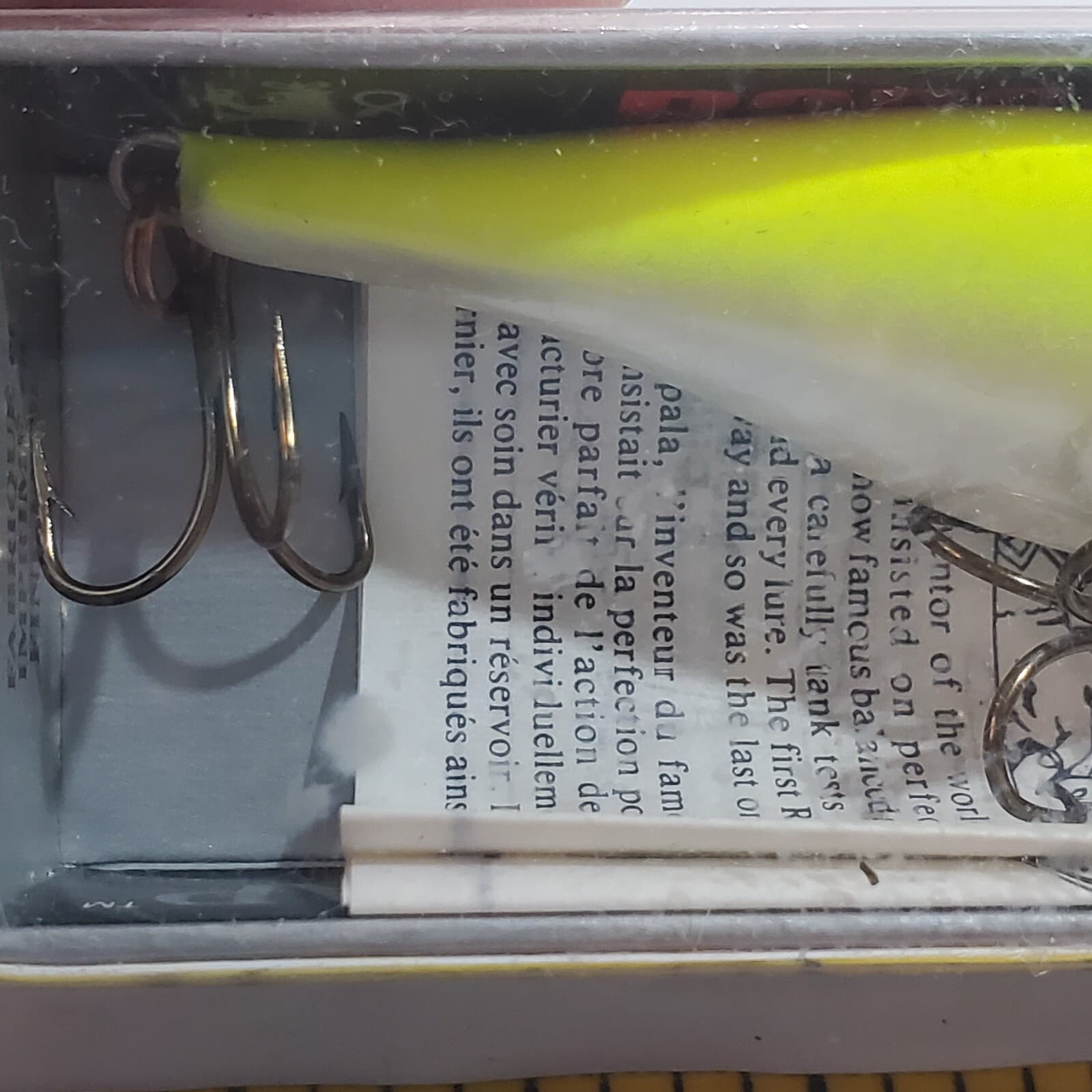 Rapala Deep Runner Shad Rap SR-7 SFC Yellow White 3.25 in 7 cm Fishing Lure - Thumbnail 5