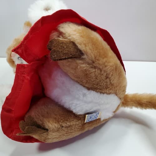 Vintage Dakin 1981 Merry Mouse Priscilla Hillman Plush Stuffed Animal Korea 9" - Thumbnail 9