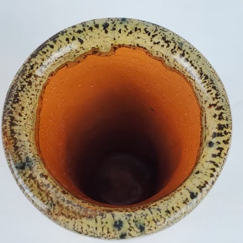 Vintage Aruba Stoneware Pottery Clay Drip Glazed Souvenir Shot Glass - Thumbnail 5