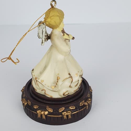 Enesco Angel Playing Violin Plastic Resin Hanging Ornament 3.25 Inch Tall - Thumbnail 2