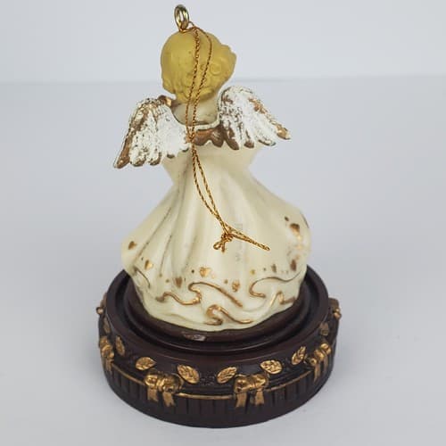 Enesco Angel Playing Violin Plastic Resin Hanging Ornament 3.25 Inch Tall - Thumbnail 3