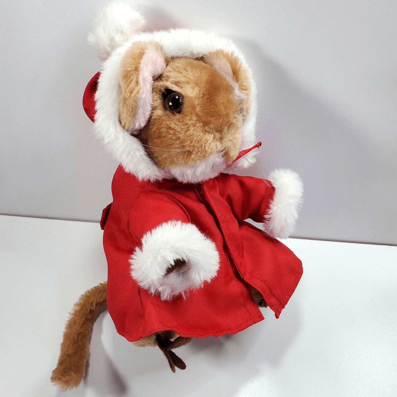 Vintage Dakin 1981 Merry Mouse Priscilla Hillman Plush Stuffed Animal Korea 9" - Thumbnail 4