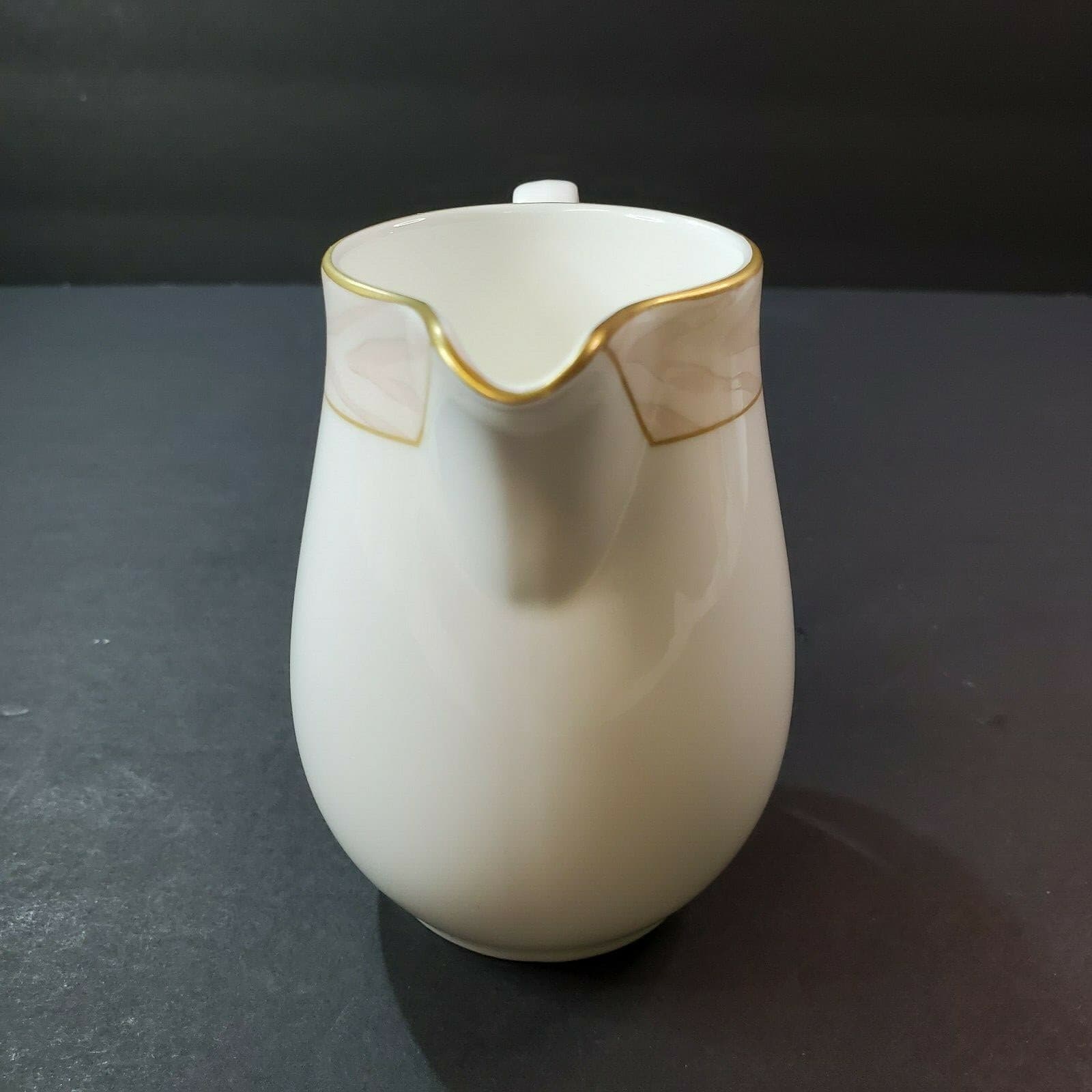 Vintage Mikasa Silk Moire Bone China Creamer 4" Tall Pattern CAG01 Japan - Thumbnail 2