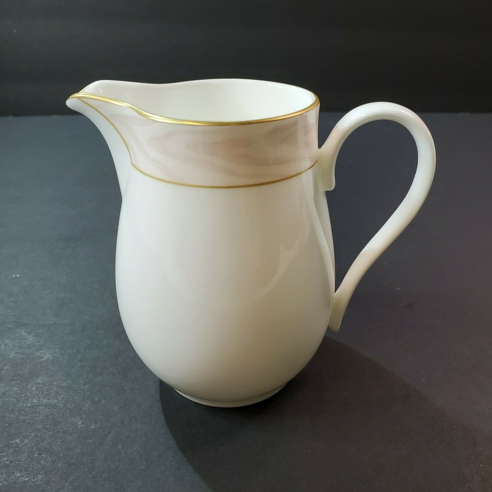 Vintage Mikasa Silk Moire Bone China Creamer 4" Tall Pattern CAG01 Japan