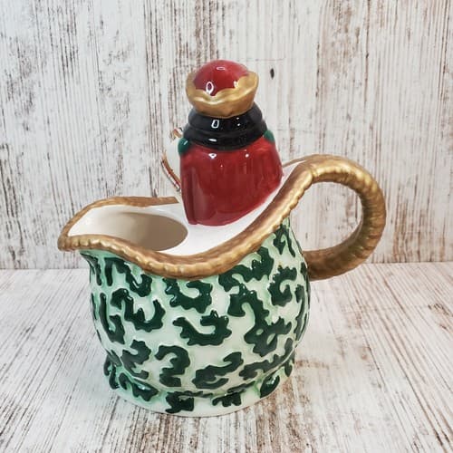 Avon China Christmas Nutcracker Creamer 2001 "St. Nicholas" Holiday Collection - Thumbnail 4