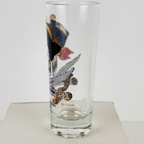 Vintage Cape Hatteras Souvenir Tall Shot Glass Pirate Swords Travel Giftcorp - Thumbnail 5