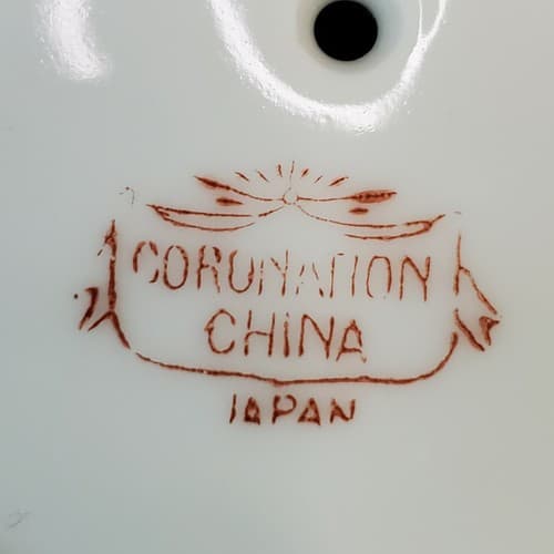 Vtg Two Tier Coronation China Japan Floral Pastry Dish Dessert Serving Tray 10" - Thumbnail 5