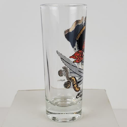 Vintage Cape Hatteras Souvenir Tall Shot Glass Pirate Swords Travel Giftcorp - Thumbnail 3