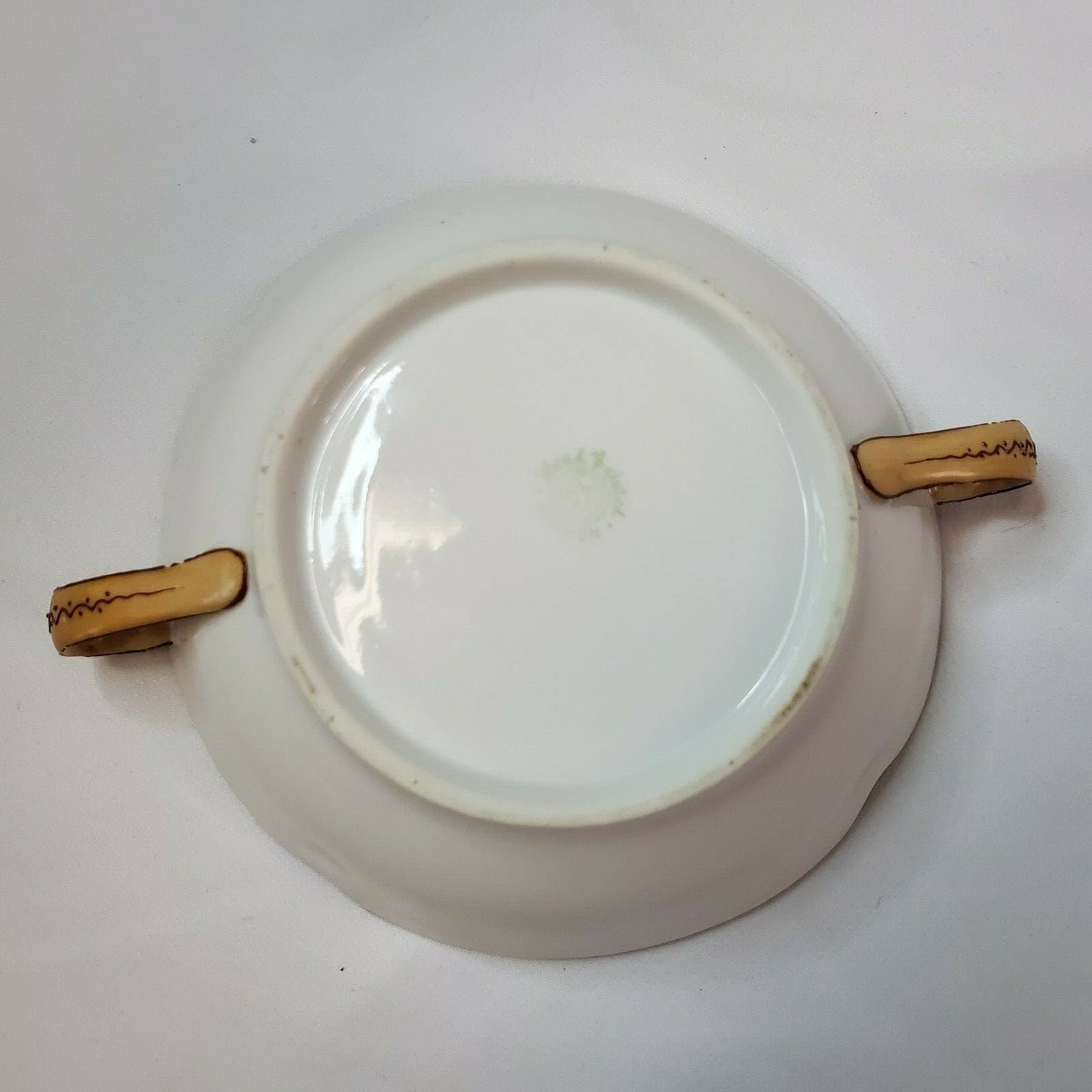 Vintage/Antique NIPPON BOWL Dish Moriage Handles Hand Painted Farm Scene - Thumbnail 4