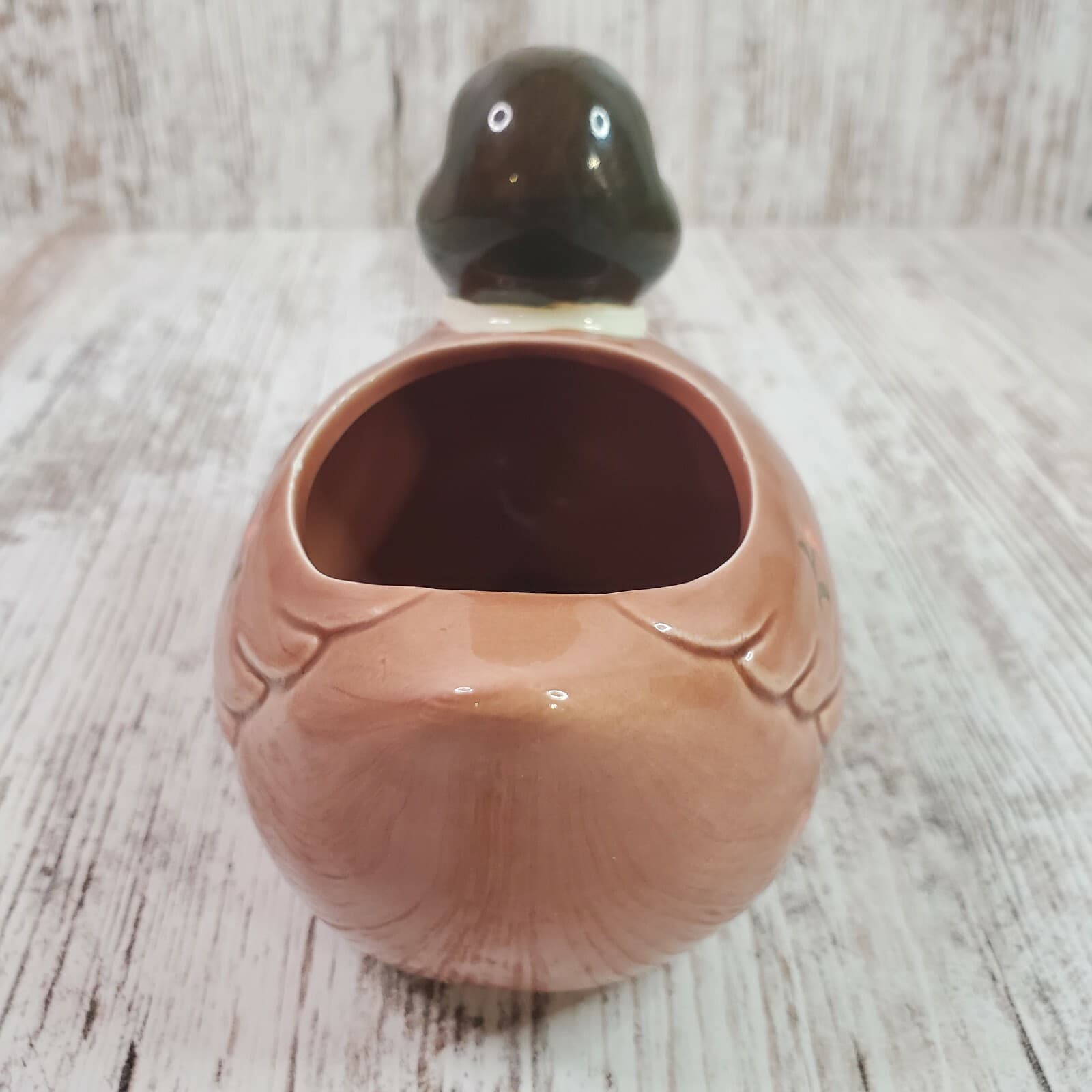 Vintage OTAGIRI Japan Ceramic Mallard Duck Hand Painted Creamer - Thumbnail 5