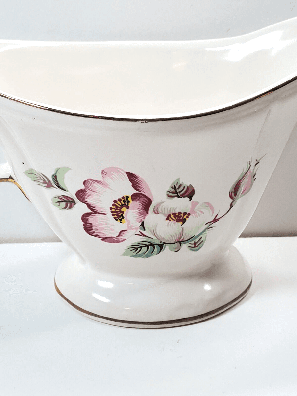 Vintage House of Webster Briar Rose Gravy Boat Rogers Arizona 72757 - Thumbnail 2