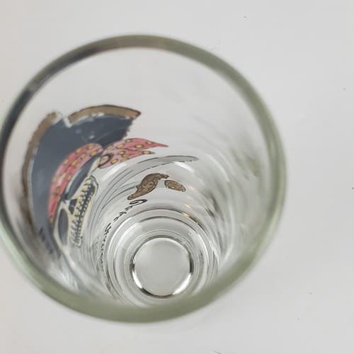 Vintage Cape Hatteras Souvenir Tall Shot Glass Pirate Swords Travel Giftcorp - Thumbnail 7