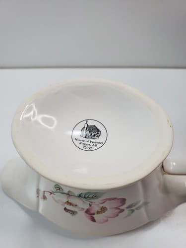 Vintage House of Webster Briar Rose Gravy Boat Rogers Arizona 72757 - Thumbnail 7