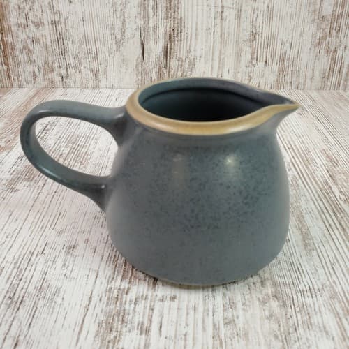 Dansk Santiago Dinnerware Gray Tan Creamer Mini Pitcher Stoneware - Thumbnail 3