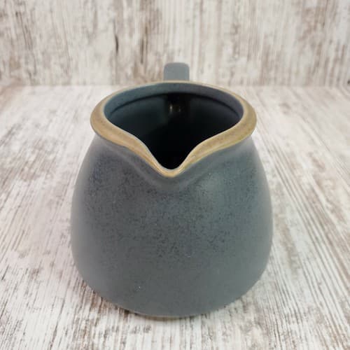 Dansk Santiago Dinnerware Gray Tan Creamer Mini Pitcher Stoneware - Thumbnail 2