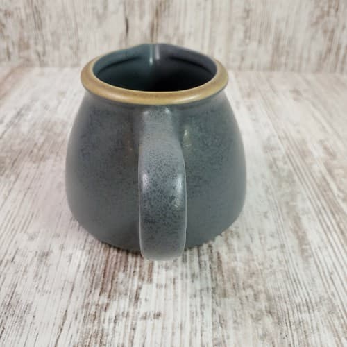 Dansk Santiago Dinnerware Gray Tan Creamer Mini Pitcher Stoneware - Thumbnail 4