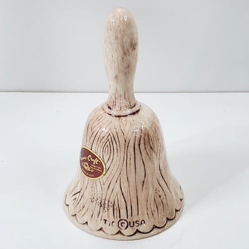 Vintage Ceramic Owl Bird Treasure Craft USA Bell Collectibles Wildlife Birds - Thumbnail 4