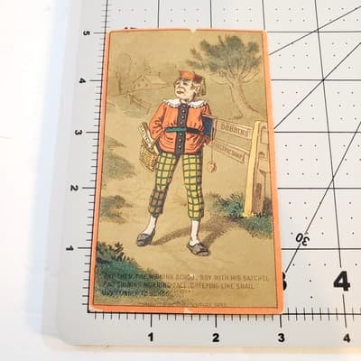 1880's Dobbin's Electric Soap Numbered Set Victorian Trade Cards (Card No. 2)