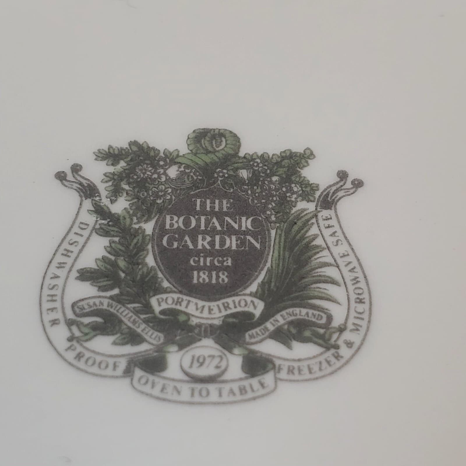 Vtg 1972 Portmeirion Botanic Garden Floral Veronica Chamaedrys Soup Cereal Bowl - Thumbnail 7