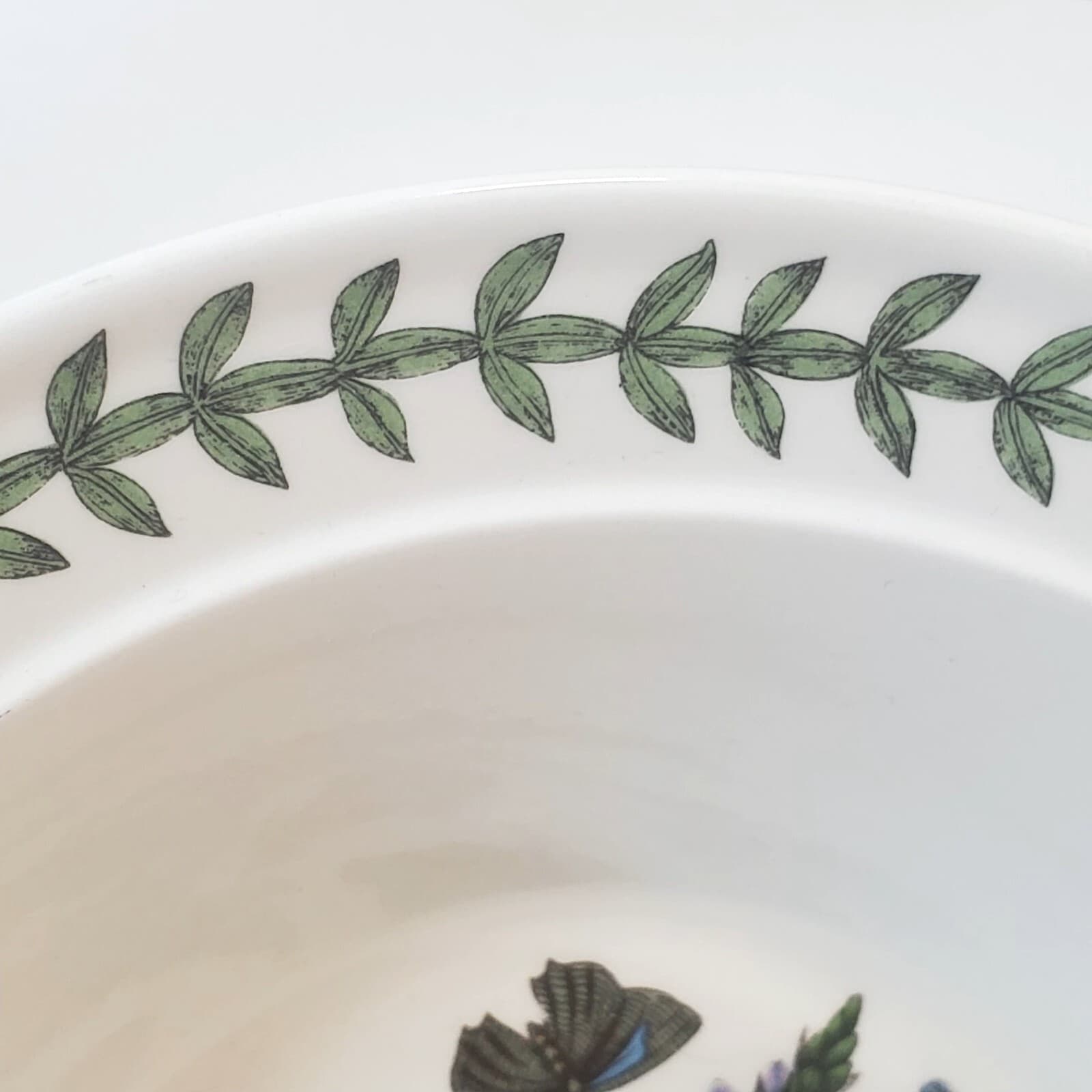 Vtg 1972 Portmeirion Botanic Garden Floral Veronica Chamaedrys Soup Cereal Bowl - Thumbnail 4
