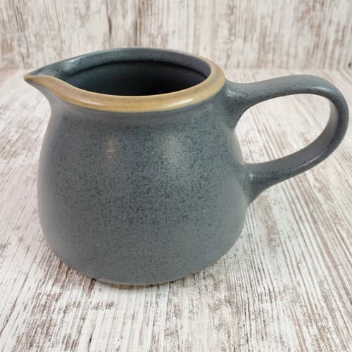 Dansk Santiago Dinnerware Gray Tan Creamer Mini Pitcher Stoneware