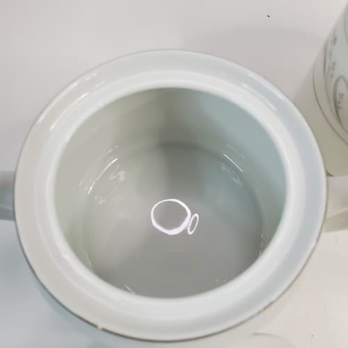 Vintage Amcrest Japan Fine China Fleur Pattern Sugar Bowl w/Lid & Creamer 1401-5 - Thumbnail 6