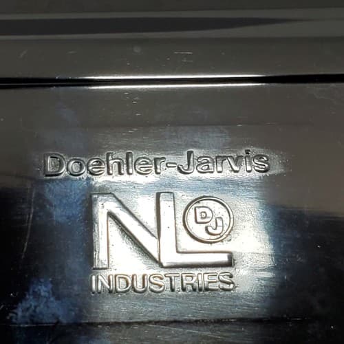 Vintage Doehler-Jarvis Division of National Lead Co. Chrome/Plastic Butter Dish - Thumbnail 5