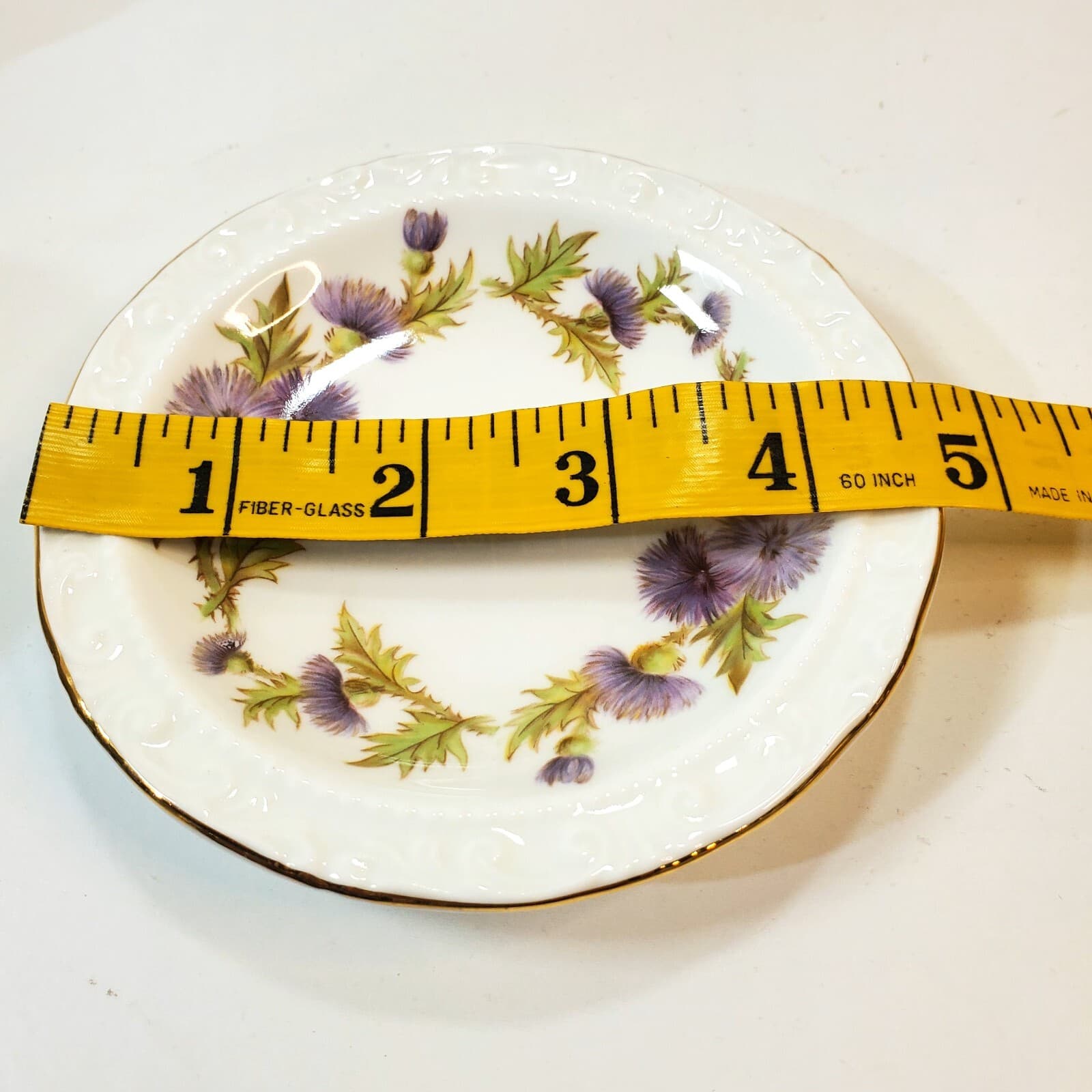 Vintage PARAGON Fine Bone China Highland Queen Floral 4 1/2" Trinket Candy Dish - Thumbnail 5