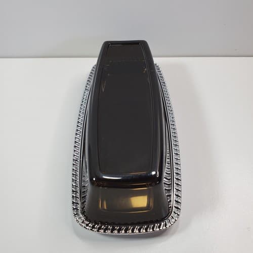 Vintage Doehler-Jarvis Division of National Lead Co. Chrome/Plastic Butter Dish - Thumbnail 2