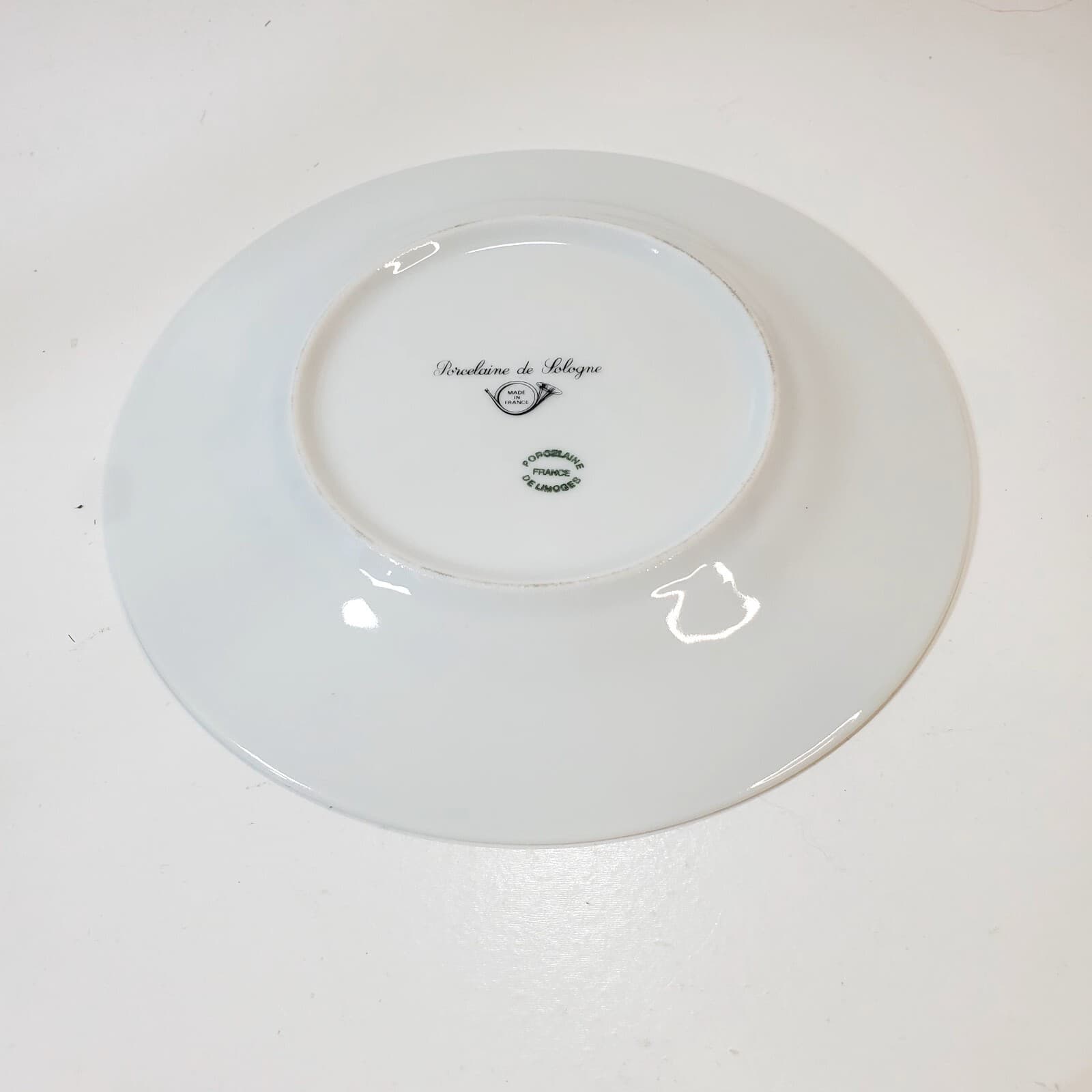 Vtg Limoges Porcelaine De Sologne Plates Salad Wine Cheese France Camembert 7 in - Thumbnail 3