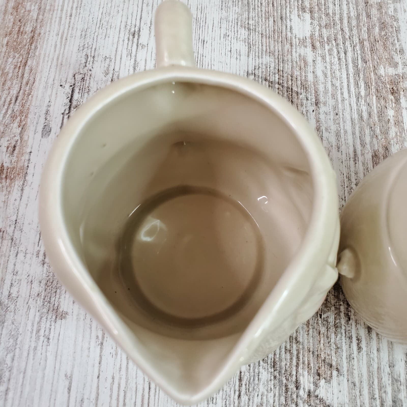 Vintage Lefton Korea Pig Piglet Hog Piggy Corn Figural Cream And Sugar Set 03630 - Thumbnail 6