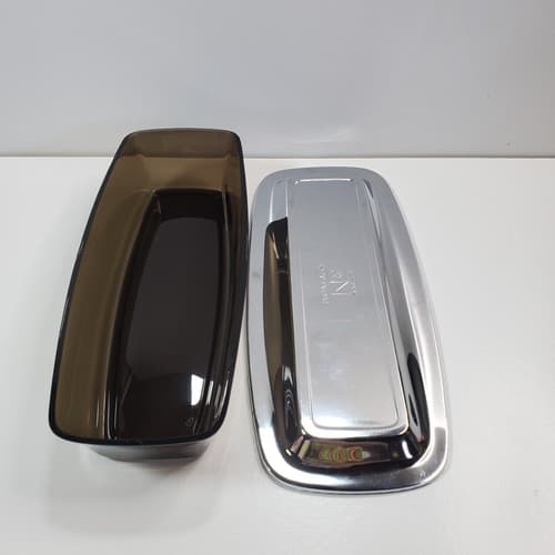 Vintage Doehler-Jarvis Division of National Lead Co. Chrome/Plastic Butter Dish - Thumbnail 4