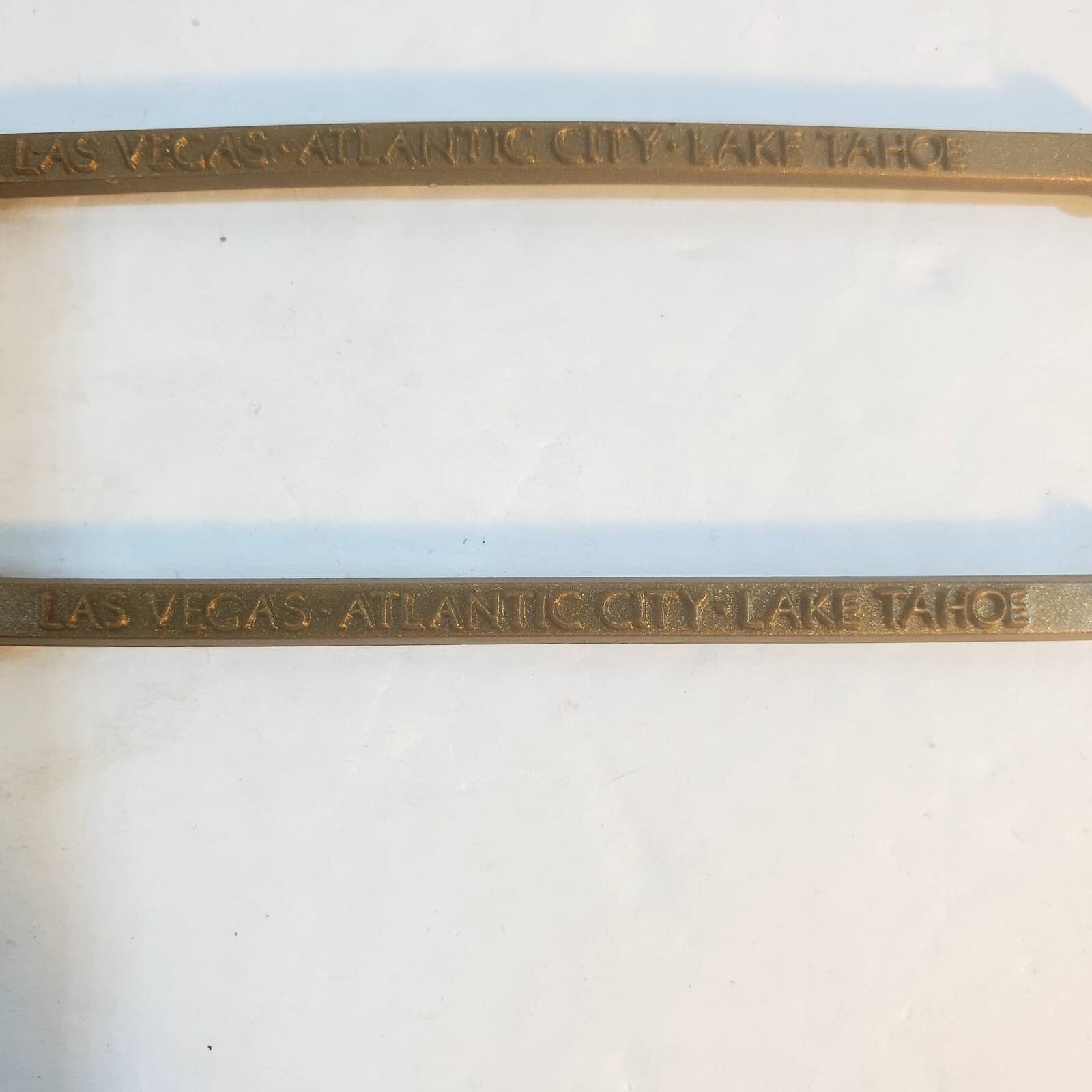 3 Vtg Caesars Palace Las Vegas Nevada Gold Plastic Swizzle Stick Cocktail Mixer - Thumbnail 5
