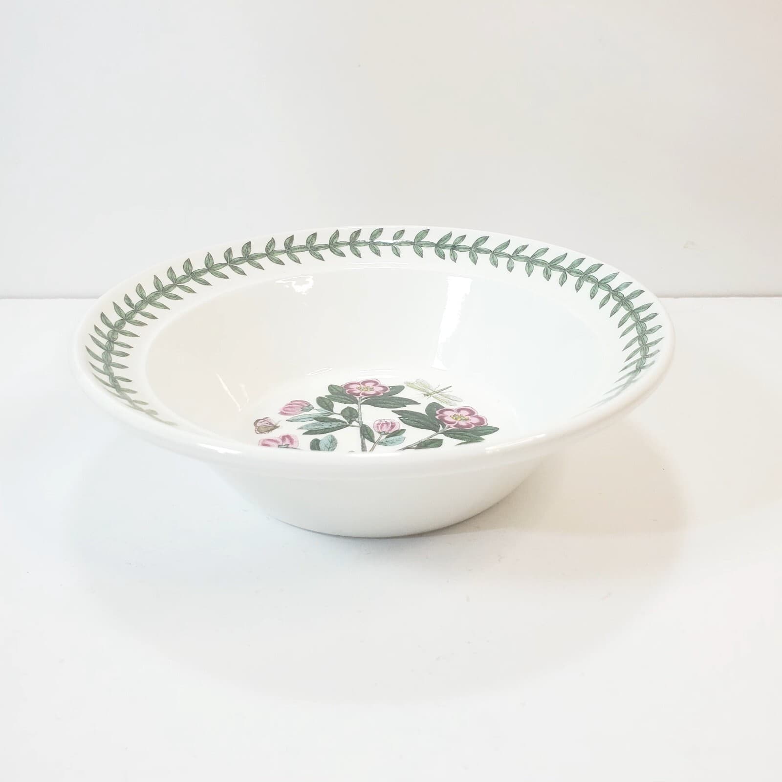 Vintage 1972 Portmeirion Botanic Garden Floral Rhododendron Soup Cereal Bowl - Thumbnail 2