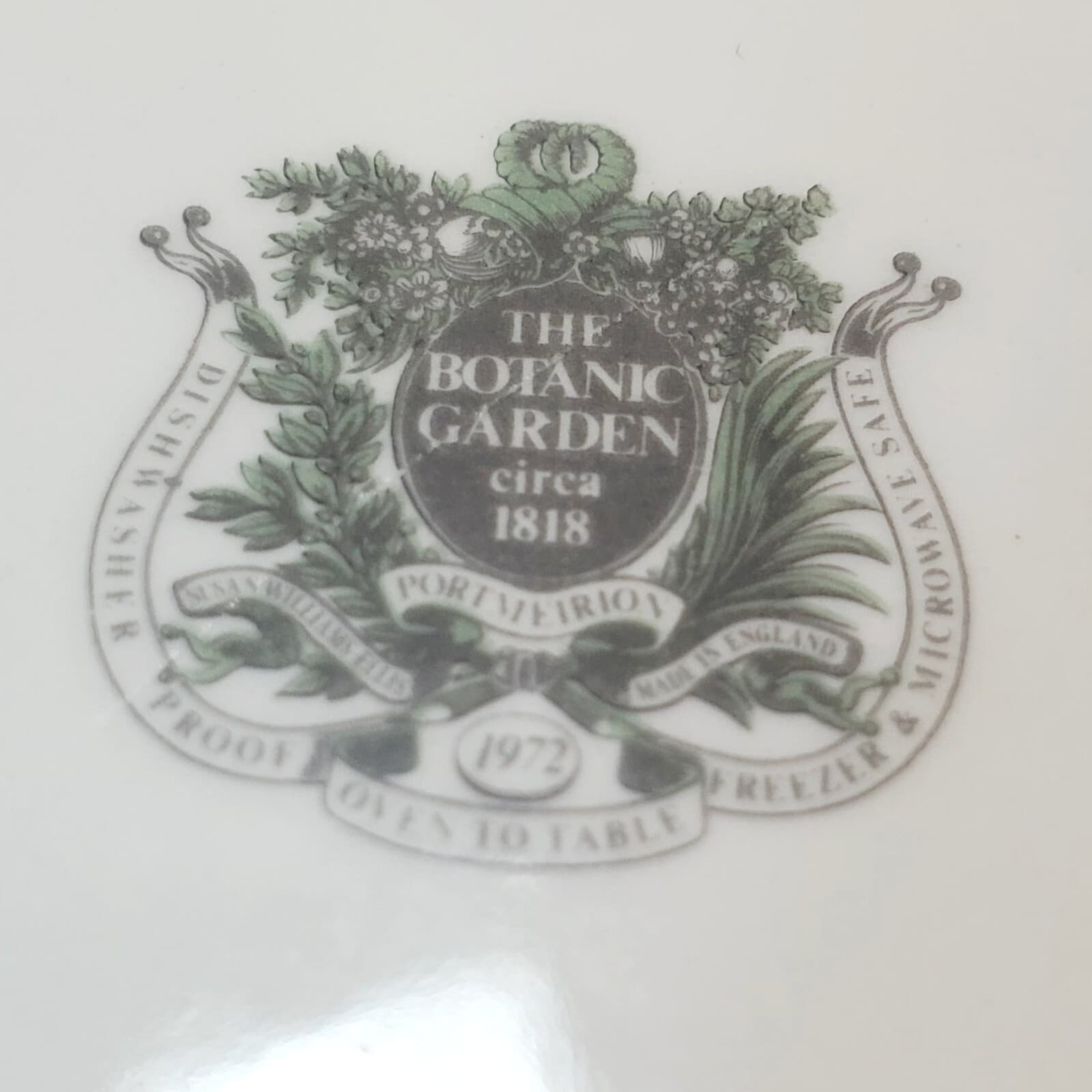 Vintage 1972 Portmeirion Botanic Garden Floral Rhododendron Soup Cereal Bowl - Thumbnail 8