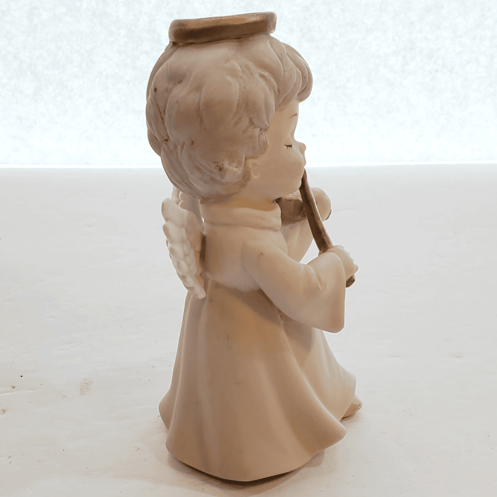 Vintage 1986 Lefton Christopher Collection Angel Figurine Playing The Violin - Thumbnail 3