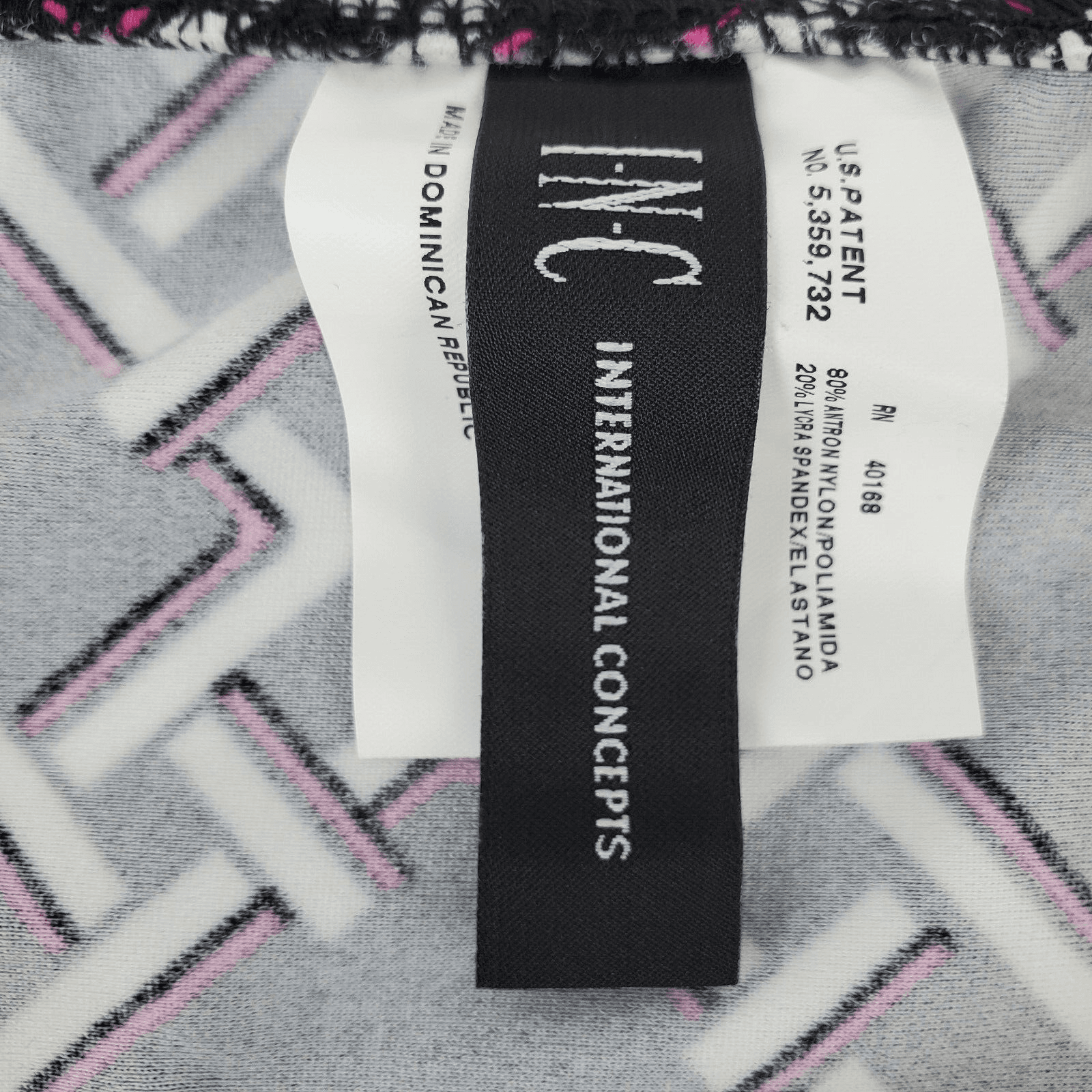 INC International Concepts Womens Size 12 Geometric Print Bikini Swim Bottom - Thumbnail 3