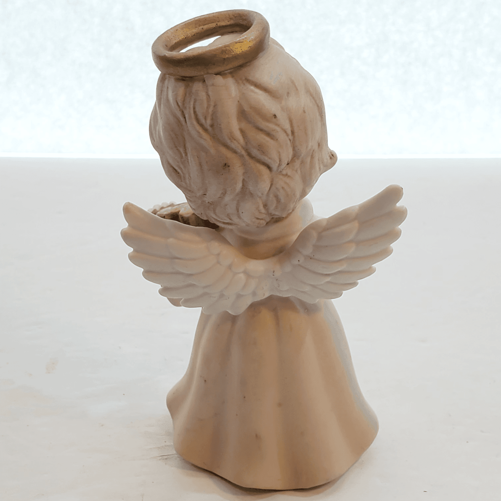 Vintage 1986 Lefton Christopher Collection Angel Figurine Playing The Violin - Thumbnail 4