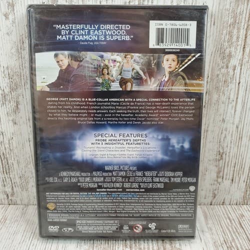 HEREAFTER (2010) Matt Damon Bryce Dallas Howard Cecile De France Jay Mohr SEALED - Thumbnail 2