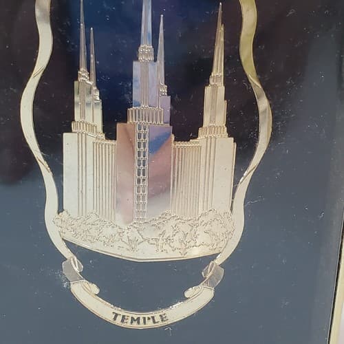 Ringmasters Collectible Christmas Ornament 24K Gold Plated Washington DC Temple - Thumbnail 4