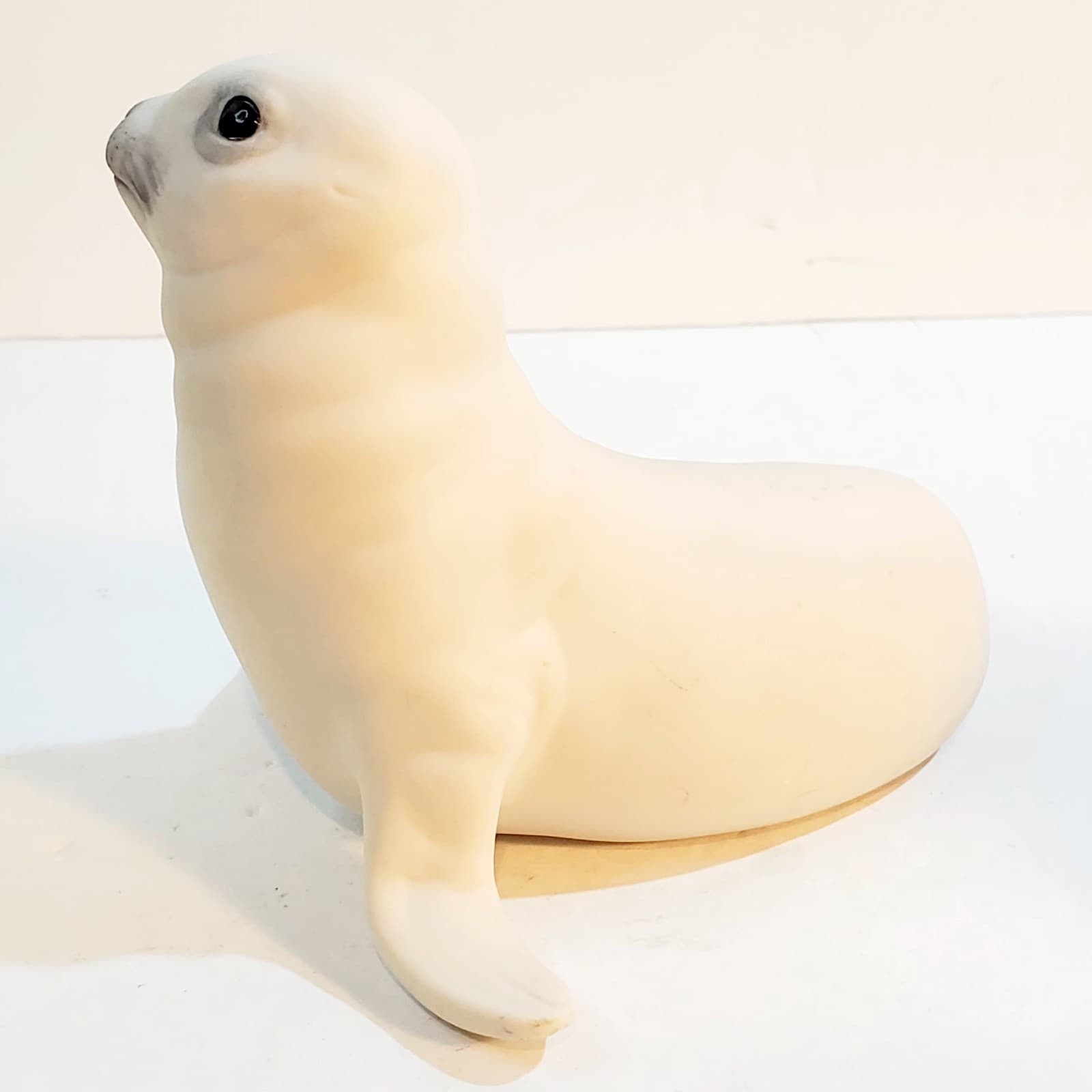 Vtg Cybis Harp Seal Arctic Pup Bisque Porcelain Figurine Animal Collection USA - Thumbnail 4