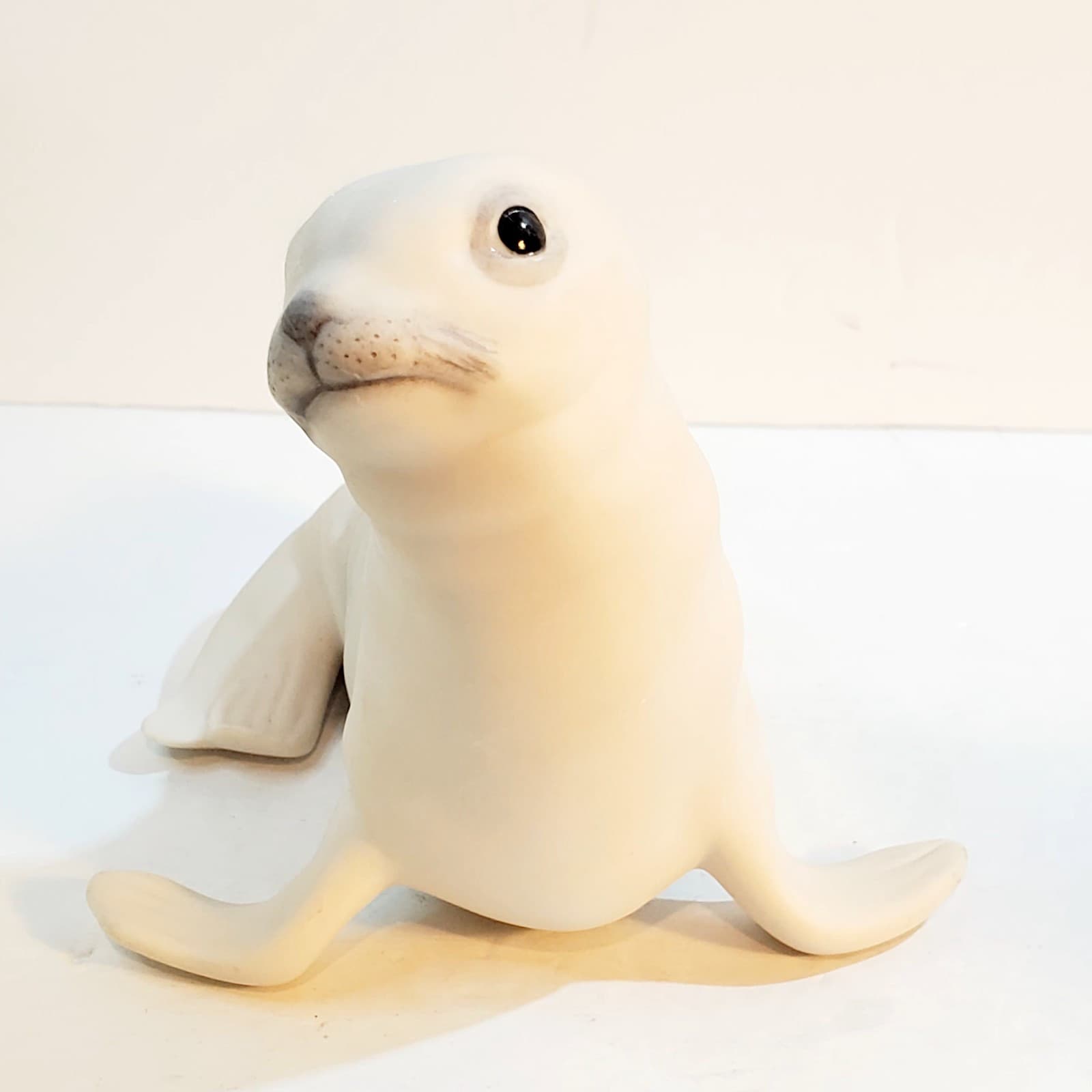 Vtg Cybis Harp Seal Arctic Pup Bisque Porcelain Figurine Animal Collection USA - Thumbnail 3