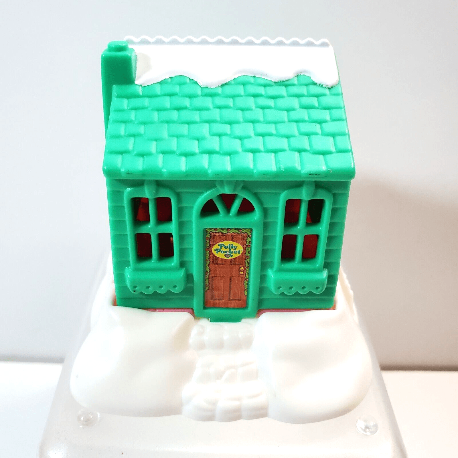 Vintage 1995 Polly Pocket McDonalds Happy Meal Ski Lodge Chalet Bluebird Toys - Thumbnail 2