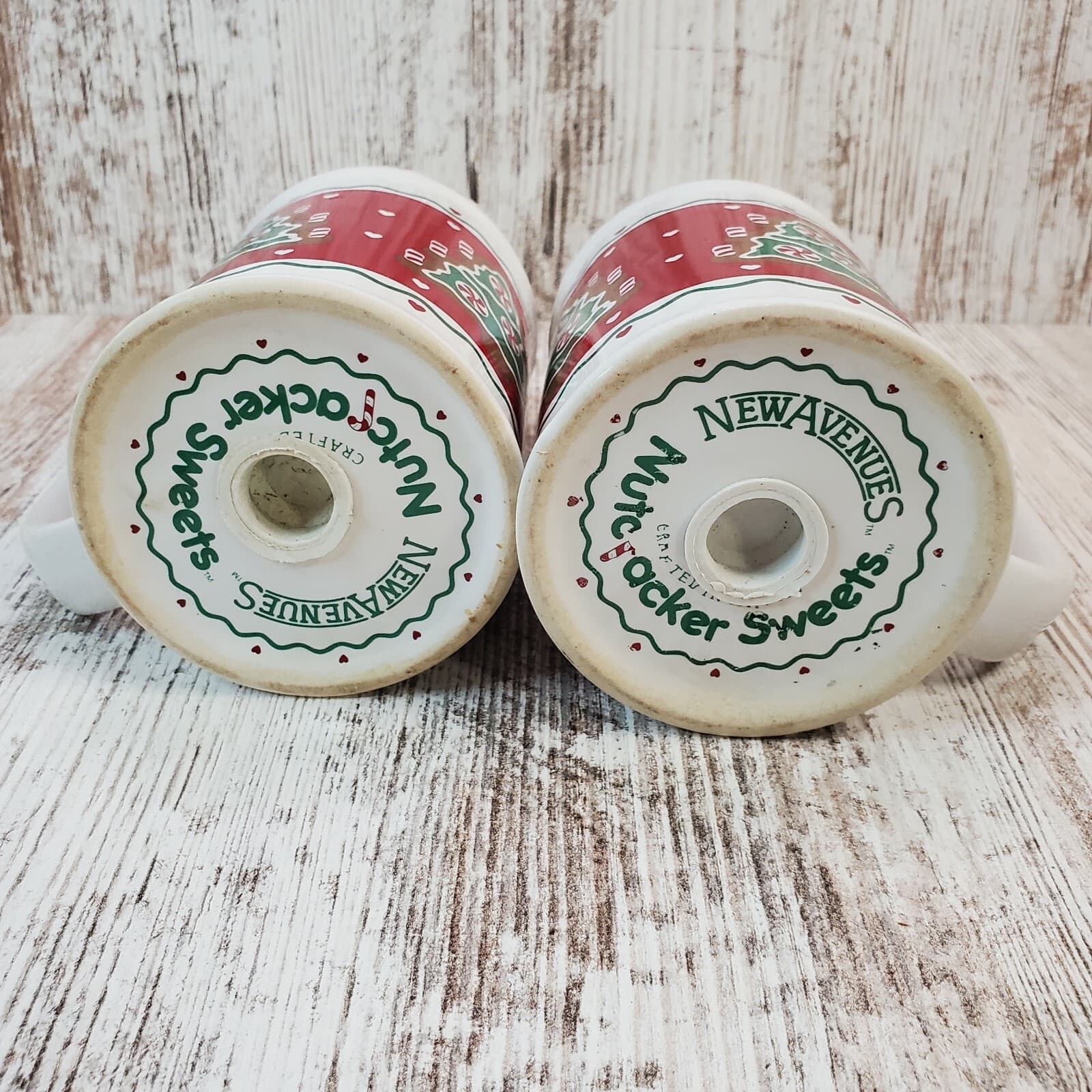 Vtg New Avenues Nutcracker Sweets Christmas Shakers Set of 2 Crafted in Taiwan - Thumbnail 8